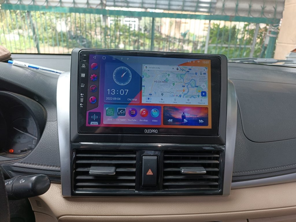 Lắp màn hình android Toyota Vios tại Nam Định