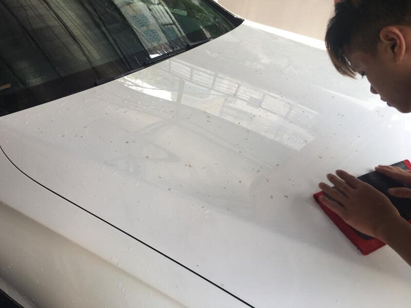 Tẩy nhựa cây ô tô uy tín